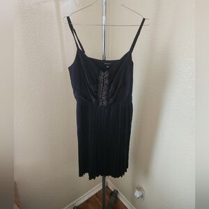 I Heart Roson Side Zip Up Sleeveless Pullover Dress